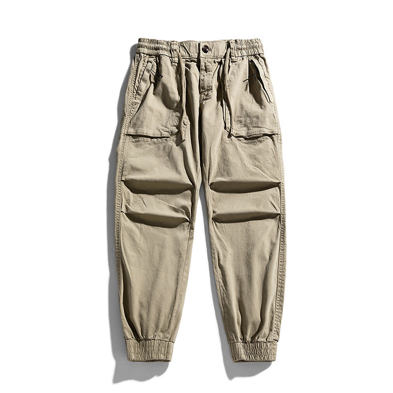 Herren Tapered-Cargojogger mit elastischem Komfortbund, Pattentaschen und Knöchelbündchen Drune