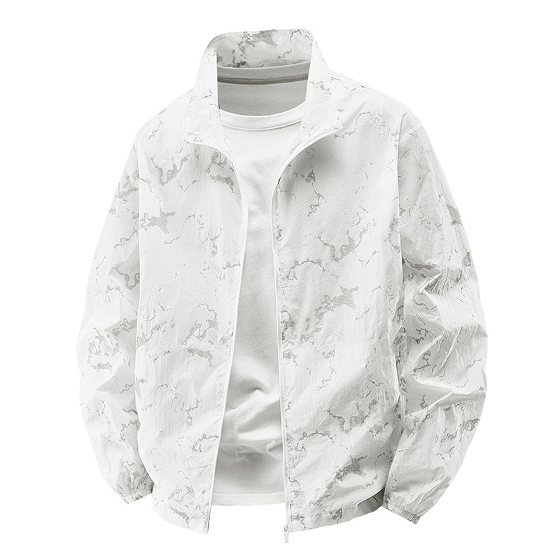 Herren Leichte Übergangsjacke mit hohem Kragen Drune 1787797311