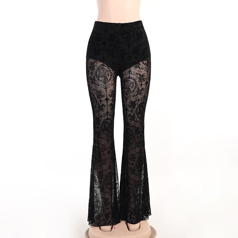 Damen figurbetonte Bluse mit Rüschendetails und Schnürung Drune