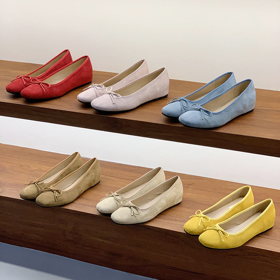 Damen Ballerina-Schuhe mit raffiniertem Schleifenakzent Drune