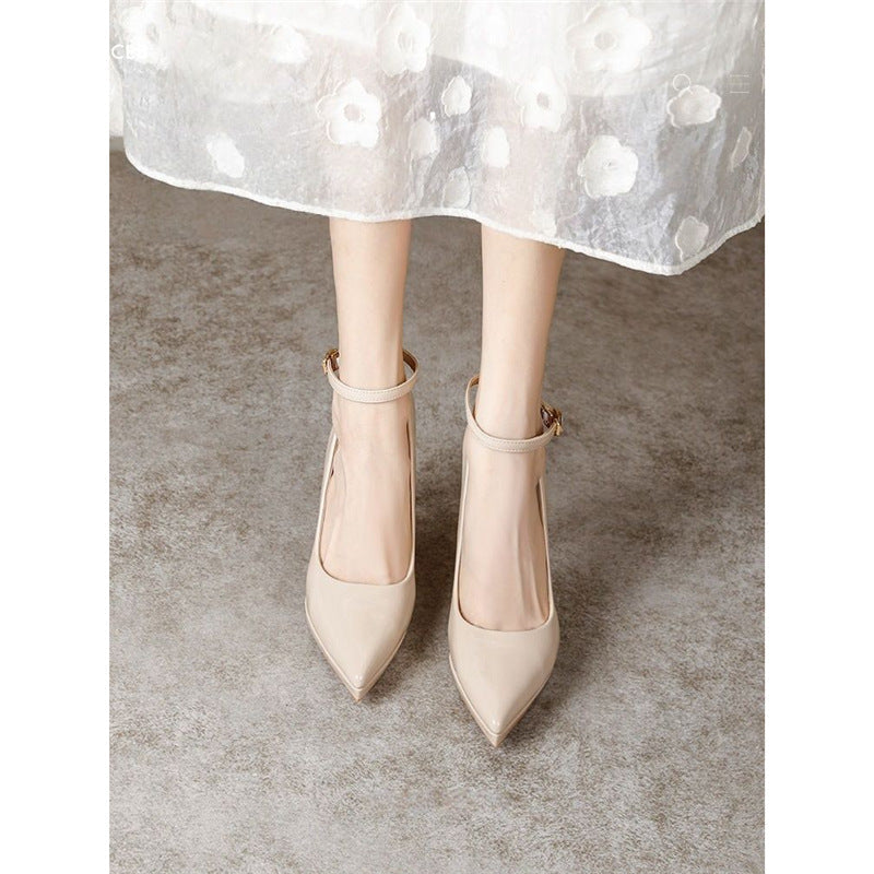 Damen spitze High Heel Pumps Drune