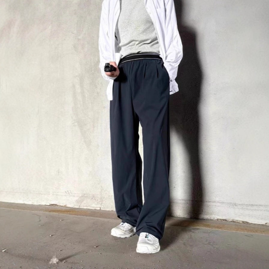 Damen Bequeme und lässige Weite Relaxed Fit Hose Drune