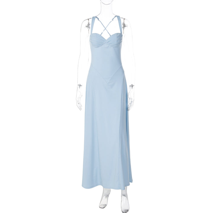 Damen Elegantes Maxikleid mit raffinierten Trägerdetails und schmeichelndem Schnitt Drune
