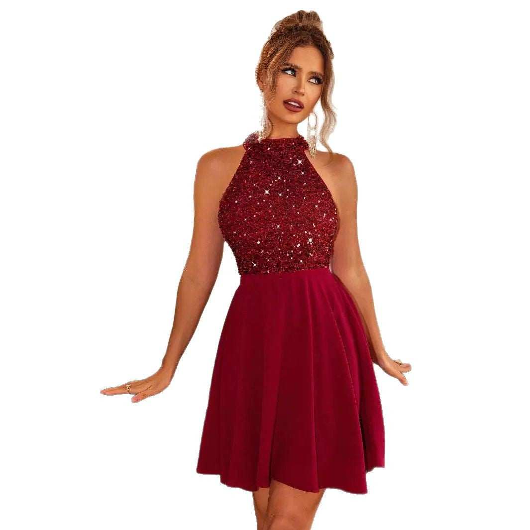 Drune | Sinnliche Slim Fit Halter Mini Kleid