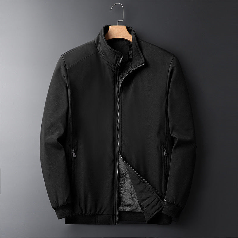 Herren Softshell‑Bomberjacke mit wärmender Fleece‑Innenlage Drune