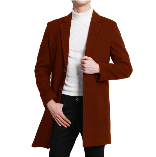 Herren Eleganter und moderner Mantel Drune