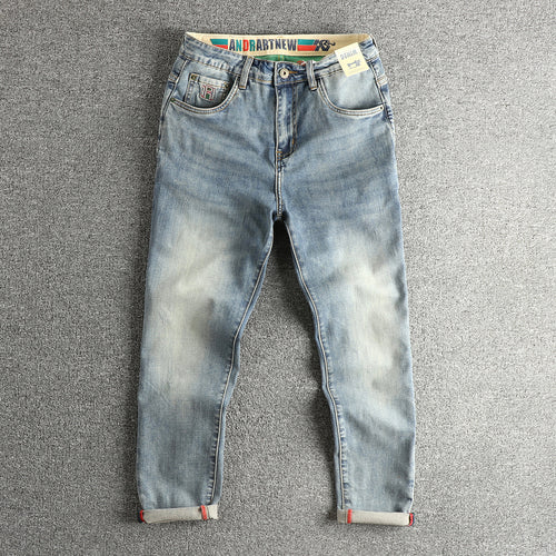 Damen Slim-Fit Jeans mit modischem Destroyed-Look und praktischem Umschlag Drune