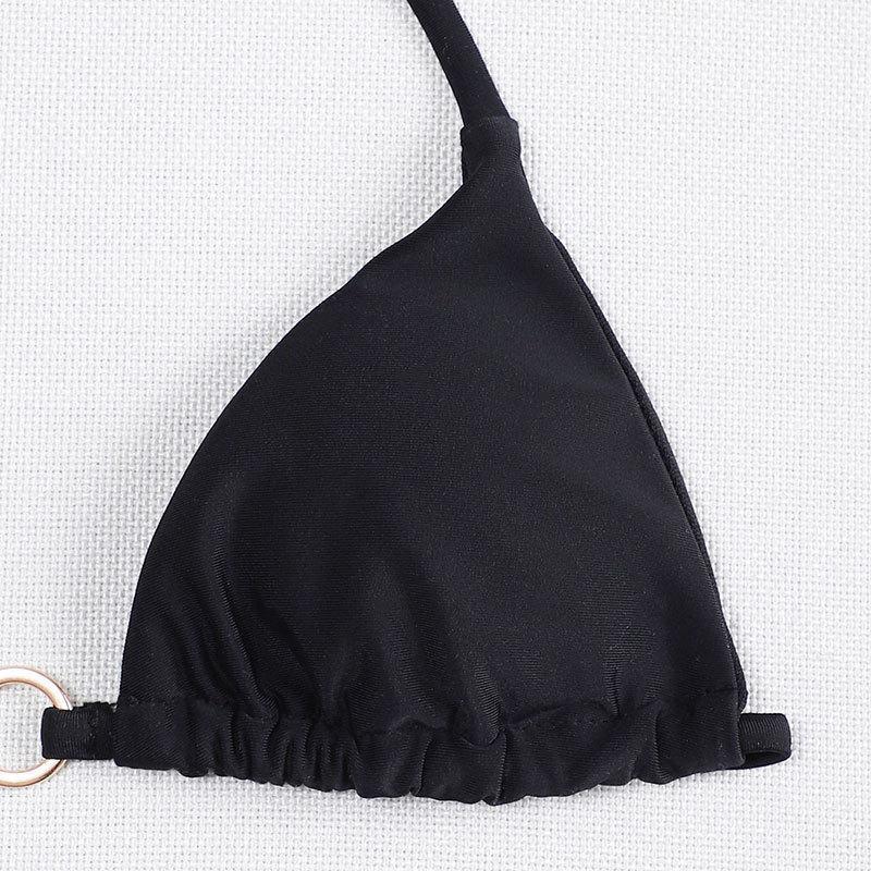 Damen Triangel-Bikini mit eleganten Ring-Details Drune