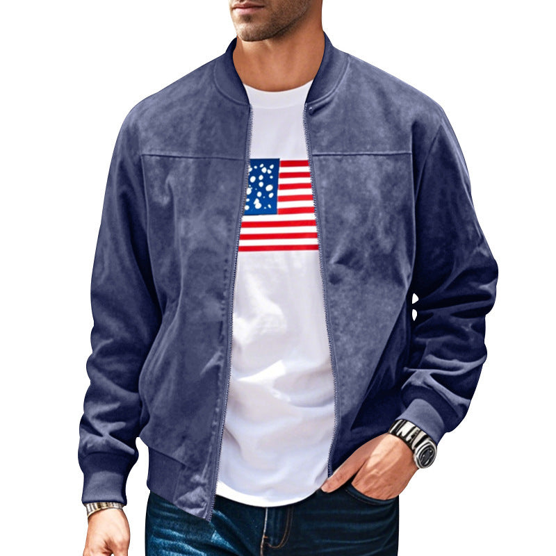 Herren Bomberjacke mit modernem Schnitt und praktischen Taschen Drune