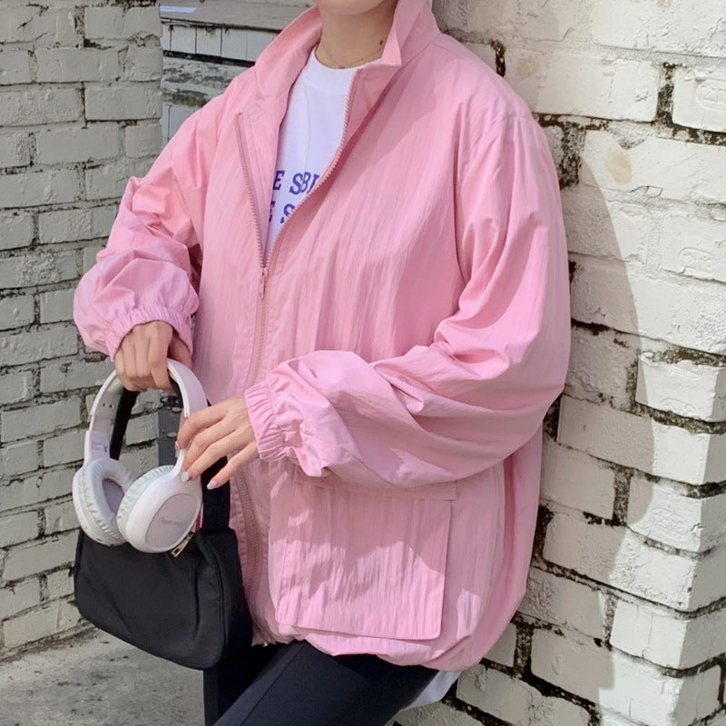 Damen Übergangsjacke mit voluminösen Ärmeln und praktischen Taschen Drune