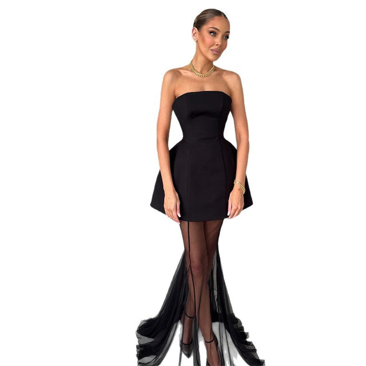 Damen Cocktailkleid mit schmaler Silhouette und ausgestelltem Rock Drune