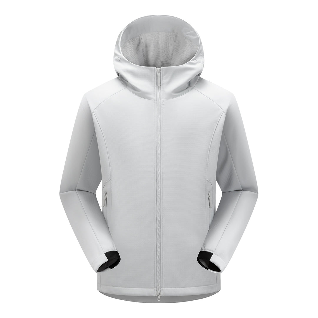 Herren Softshell-Funktionsjacke mit Wattierung, Kapuze & Zwei-Wege-Reißverschluss Drune