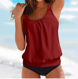 Damen Sportlicher Tankini mit stylischem Schnitt und Shorts Drune