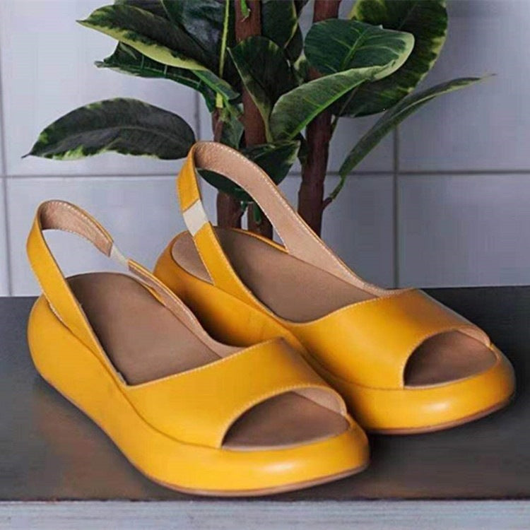 Damen bequeme Sandalen mit offenem Zehenbereich und anatomischer Fußbettung Drune