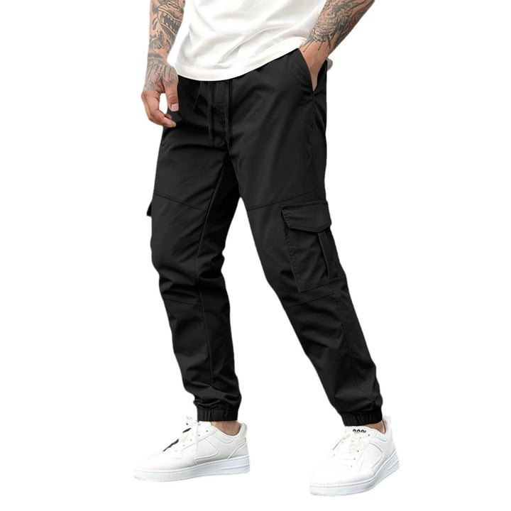 Herren Cargo-Jogginghose mit elastischem Bund und praktischen Cargotaschen Drune