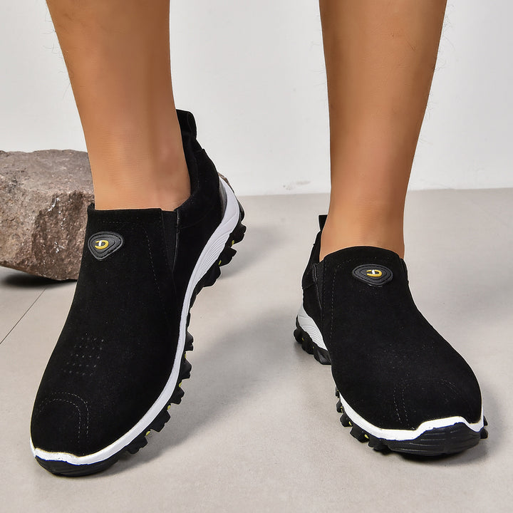 Herren nan sportlicher Schlupf-Sneaker mit elastischem Einstieg stoßdämpfender Profilsohle und gepolstertem Komfortfußbett Drune