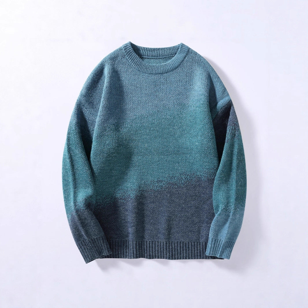 Damen Hochwertiger Rundhalsausschnitt Pullover Drune