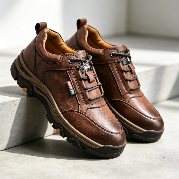 Herren Bequeme und Stylische Leder Sneakers Drune