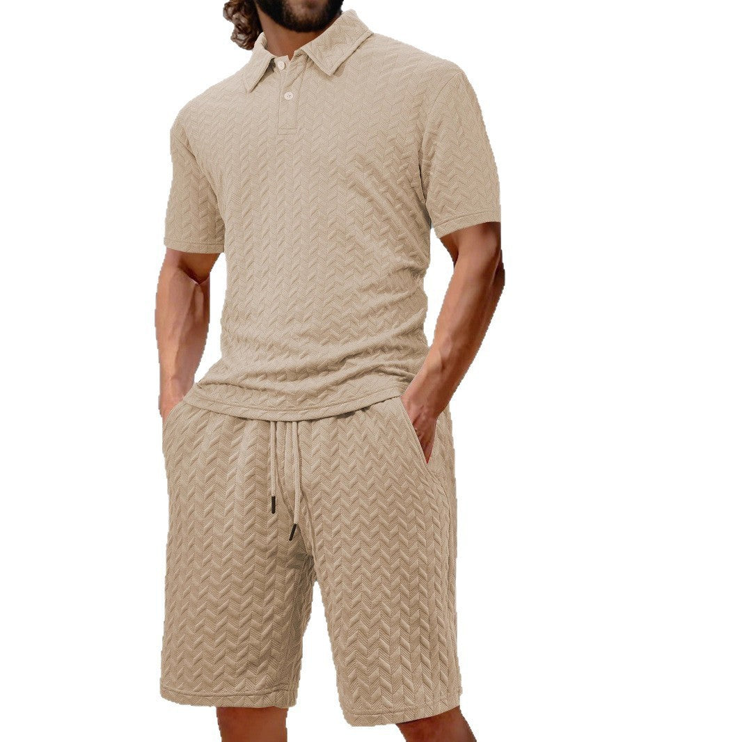 Herren Polo-Shirt und Short Set Drune