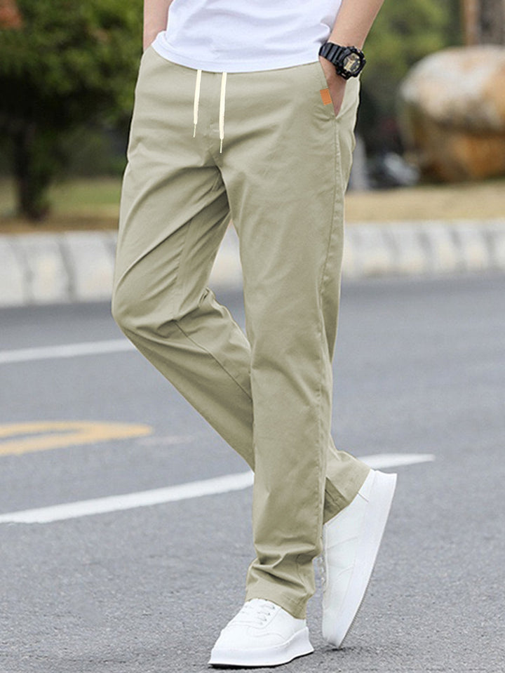 Herren Freizeit-Hose mit atmungsaktivem Material und elastischem Bund Drune