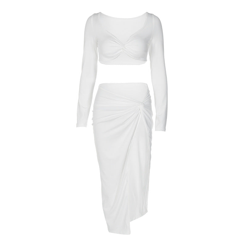 Damen Elegantes Maxikleid mit schulterfreier Gestaltung und drapierter Taillierung Drune