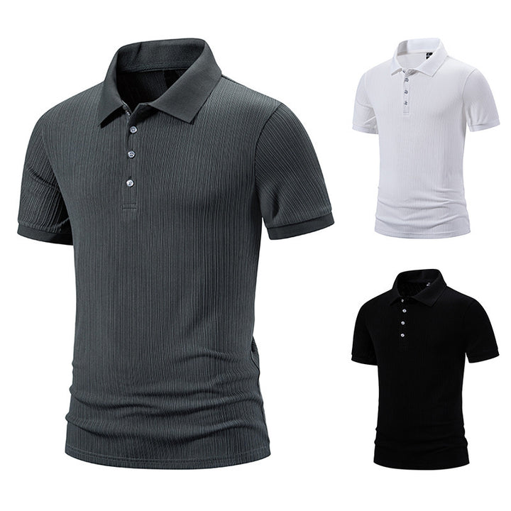 Herren hochwertiges Poloshirt mit moderner Struktur Drune