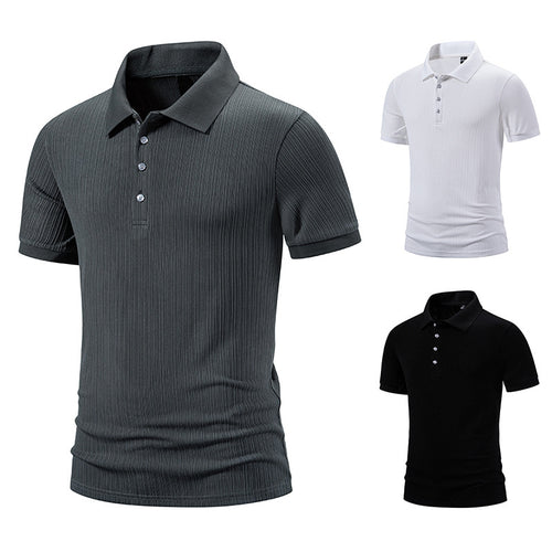 Herren hochwertiges Poloshirt mit moderner Struktur Drune