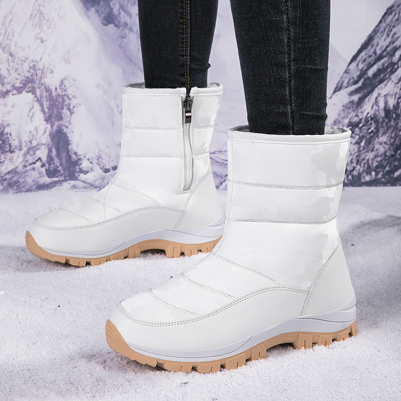 Damen Winterstiefel mit Warmfutter und rutschfester Sohle Drune