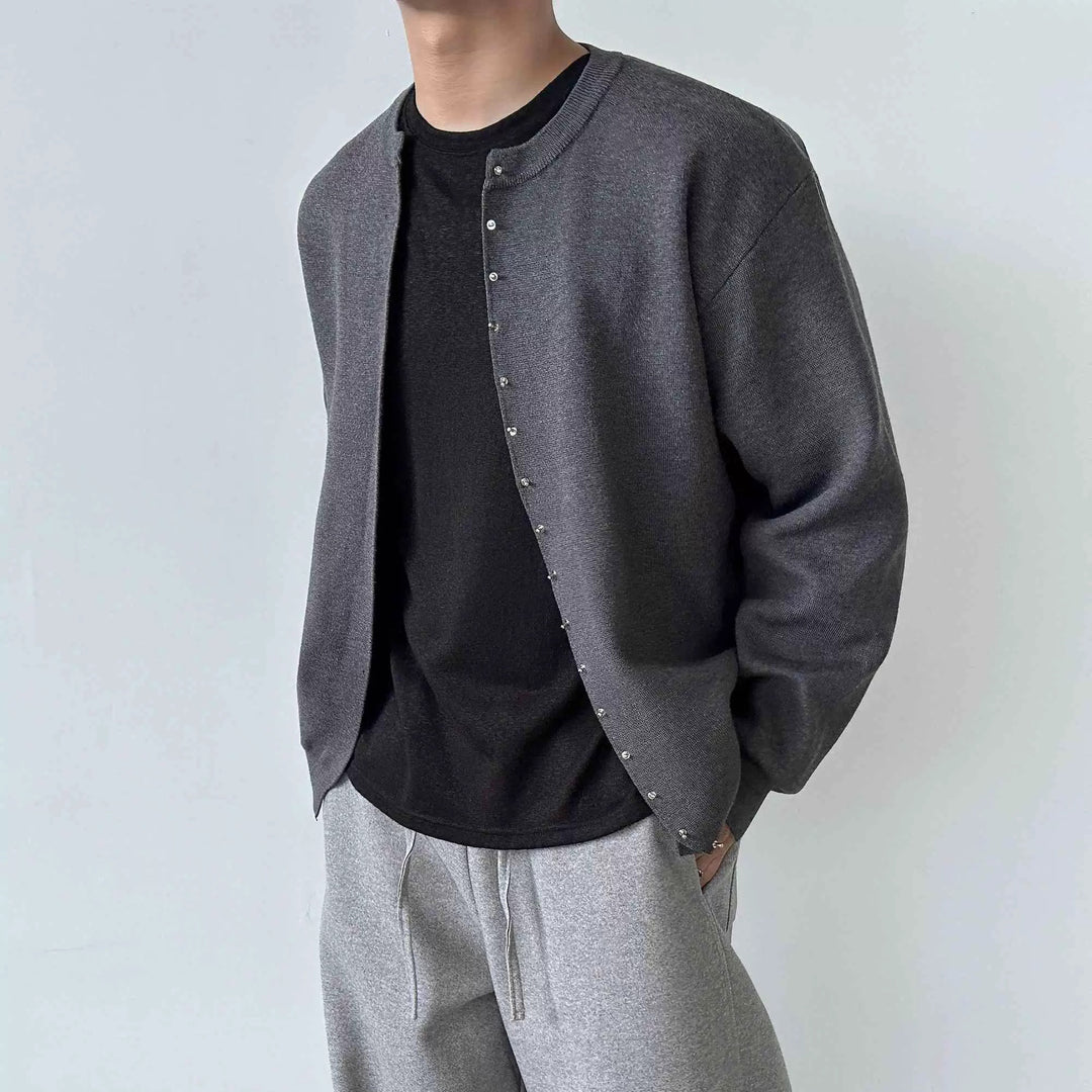 Herren Sportlicher Cardigan Drune