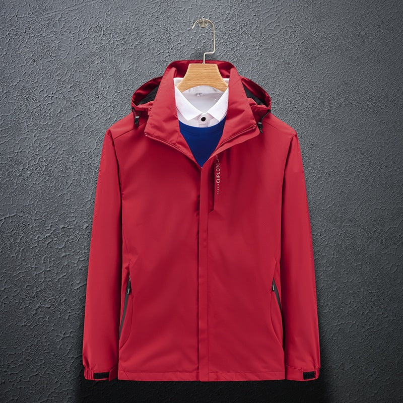Herren Funktionale Wind- und Wetterjacke Drune