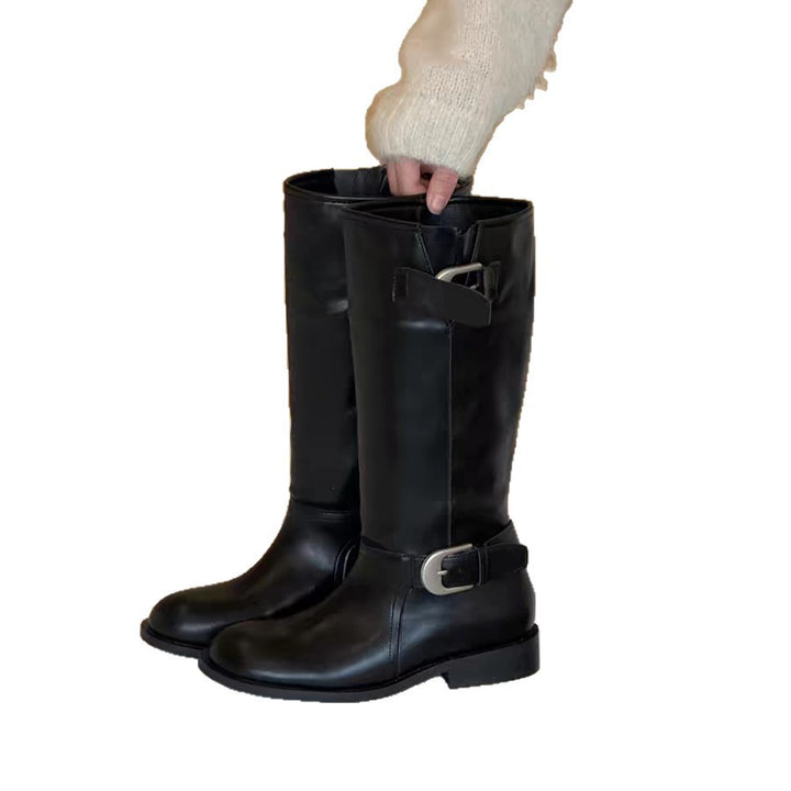 Damen Elegante und komfortable Stiefel Drune