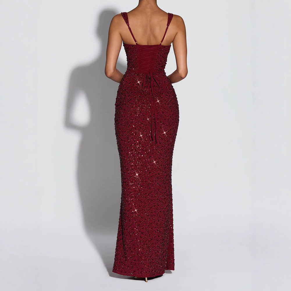 Damen glamouröses Abendkleid Drune
