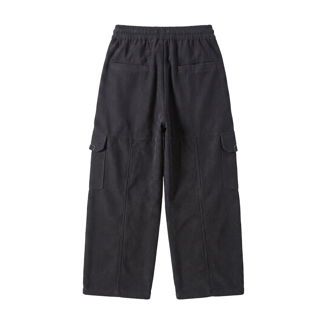 Damen Culotte-Cargo-Shorts aus Cord mit hohem Bund und Kordelzug Drune