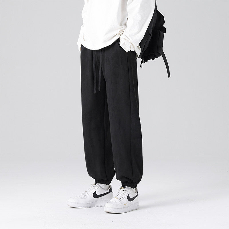 Herren Bequeme Fleece Jogginghose Drune