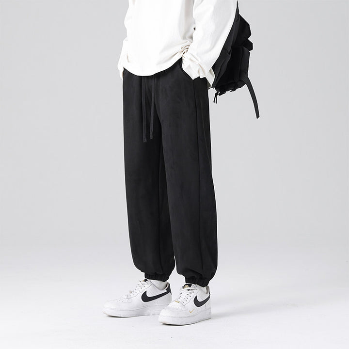Herren Bequeme Fleece Jogginghose Drune