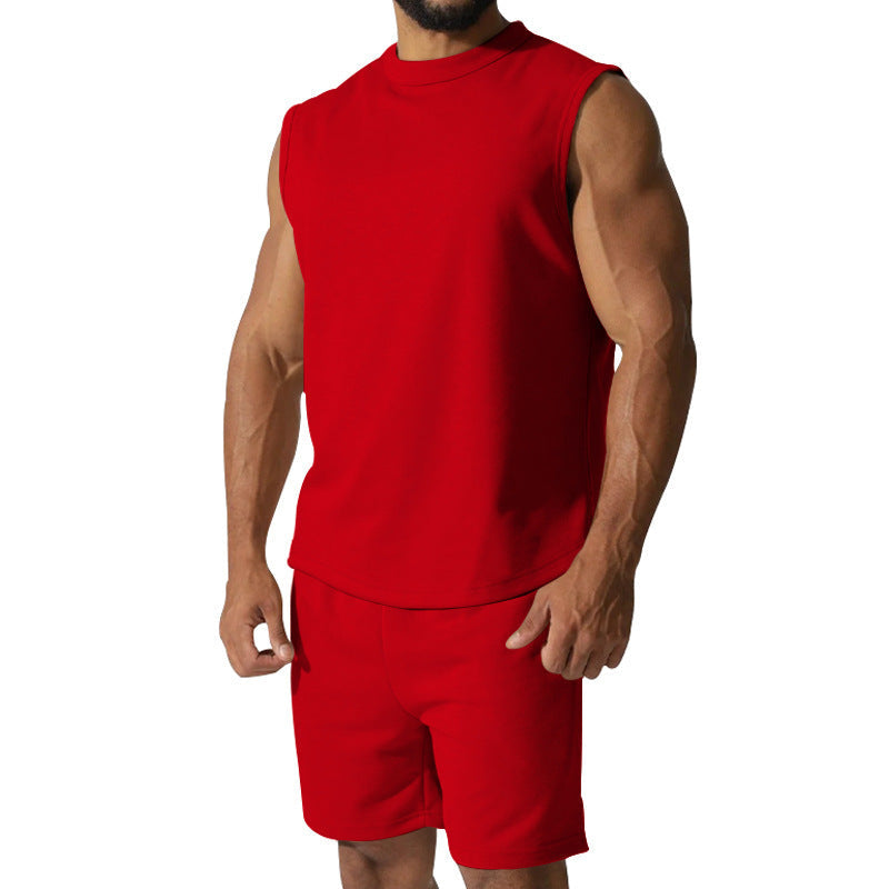Herren sportliches Kurzarm-Set aus atmungsaktivem Material Drune