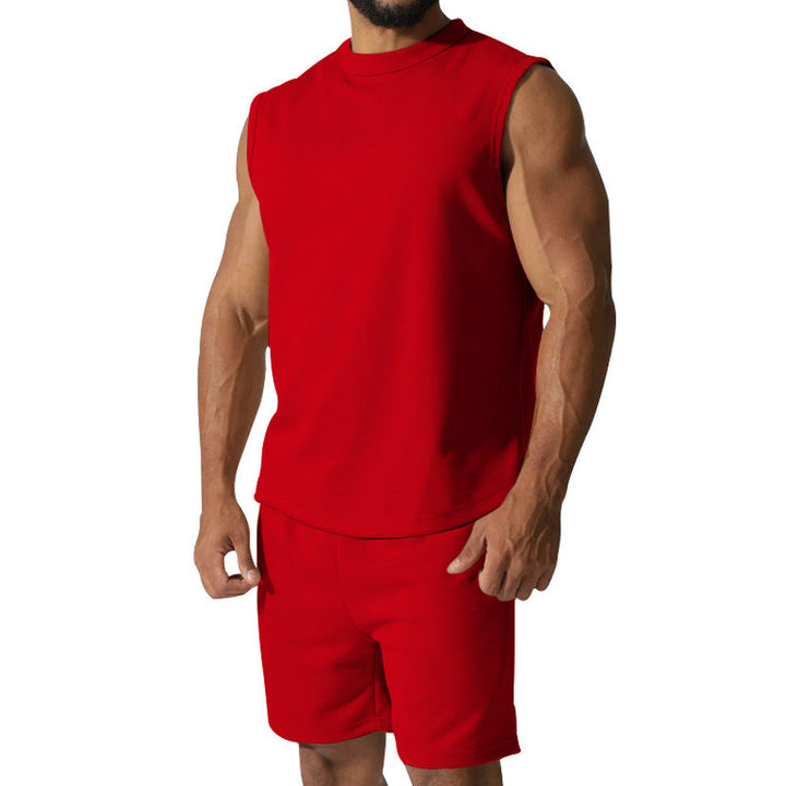 Herren sportliches Kurzarm-Set aus atmungsaktivem Material Drune