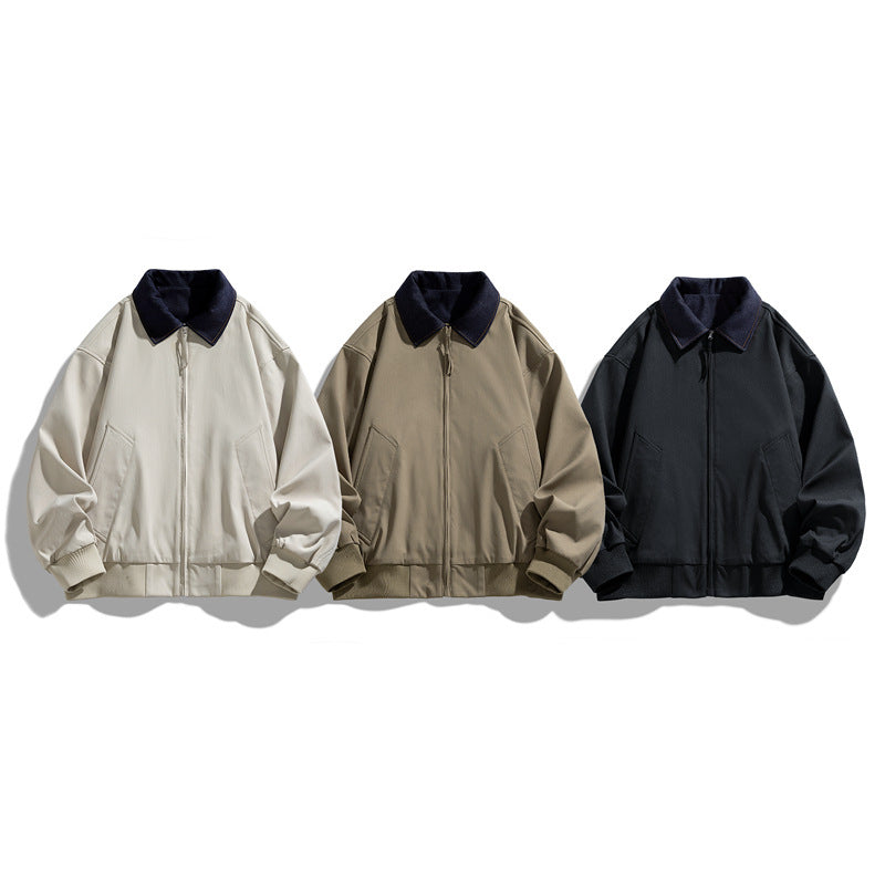 Herren Modische Übergangsjacke mit Steppdetails Drune