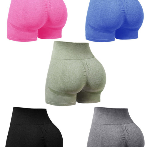 Damen Hochbundige Fitness Shorts mit innovativer Formgebung Drune