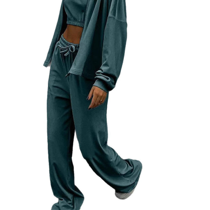 Damen Bequeme und modische Kombi aus Top und Hose Drune