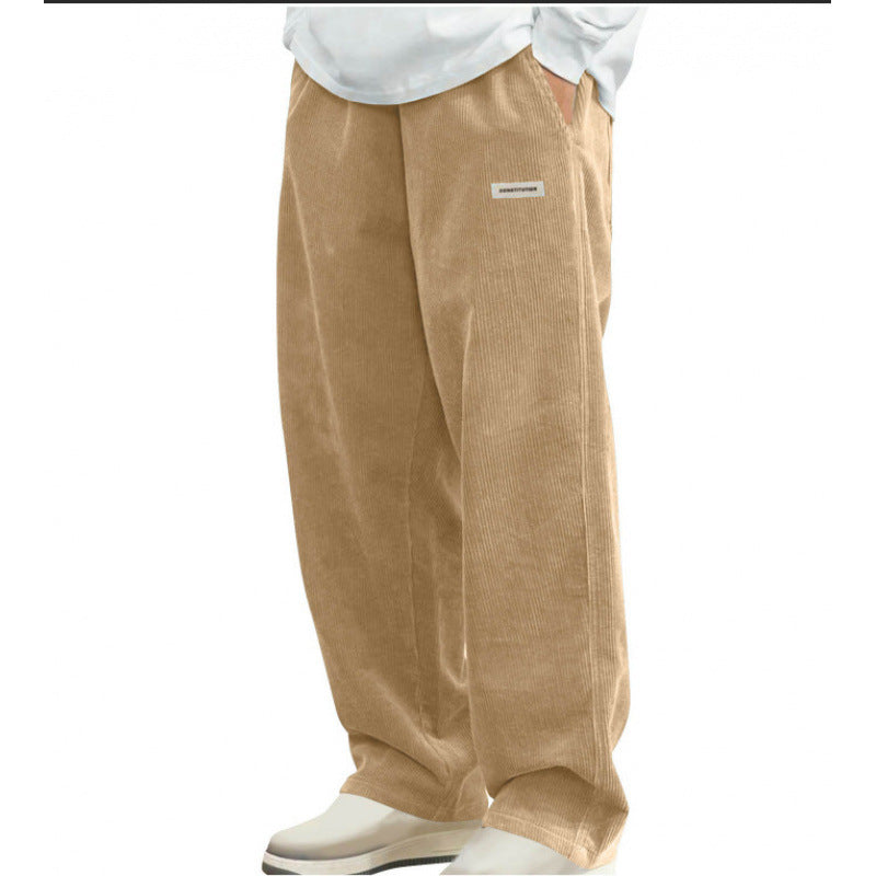 Herren Modische Cordhose Drune