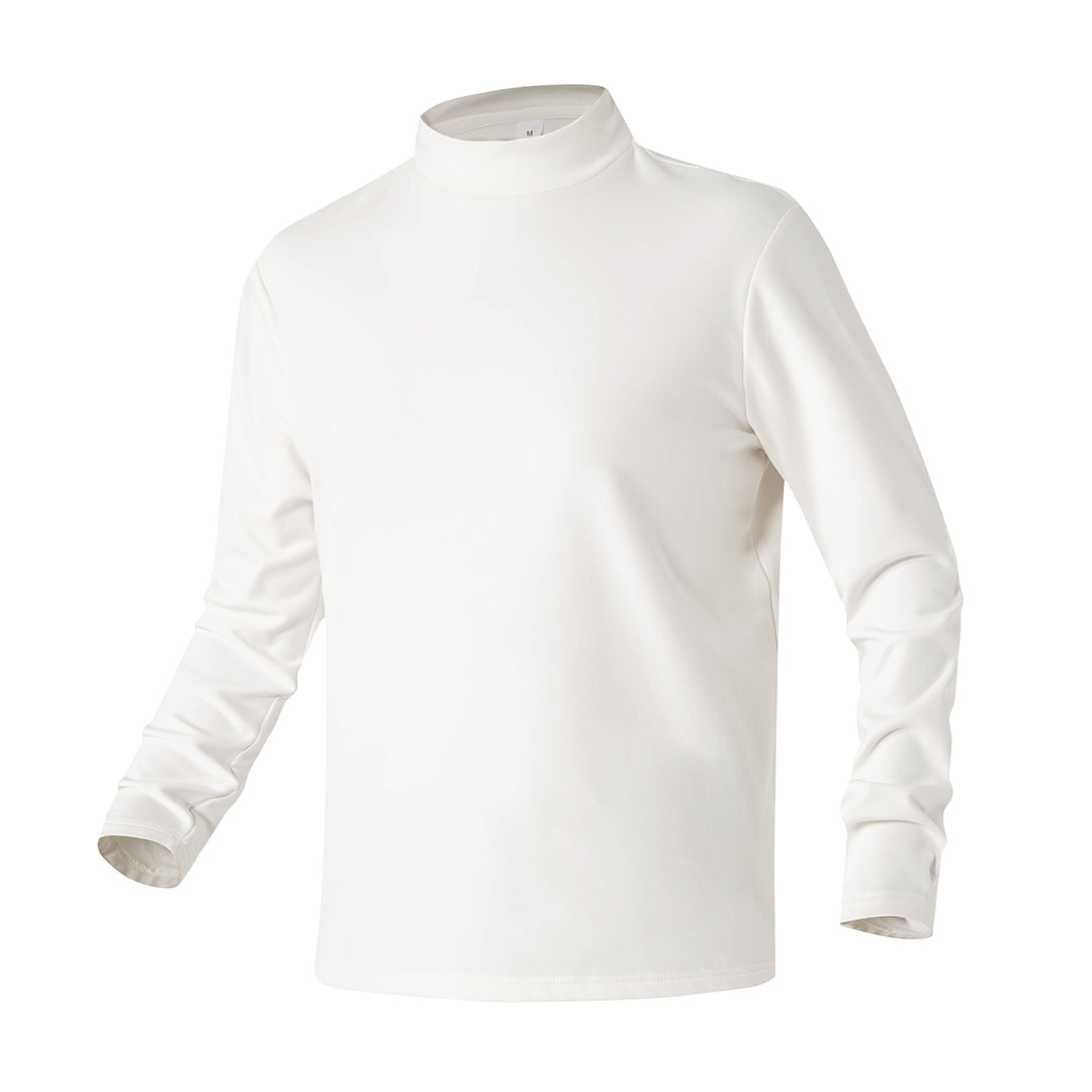 Damen Slim-Fit Langarmshirt mit Stehkragen aus funktionalem Jersey Drune
