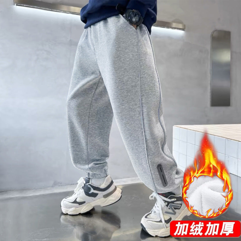 Herren Sportliche Fleece-Hose Drune