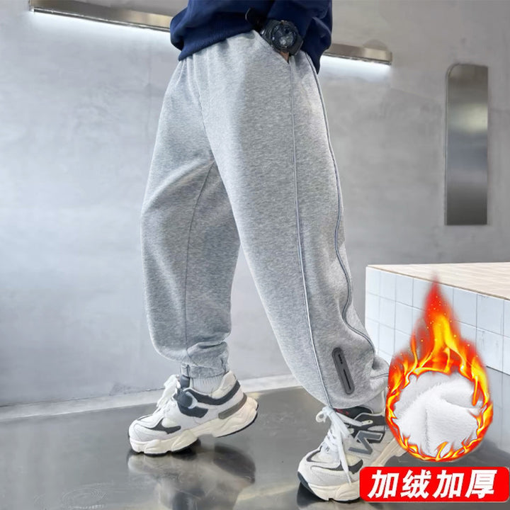 Herren Sportliche Fleece-Hose Drune