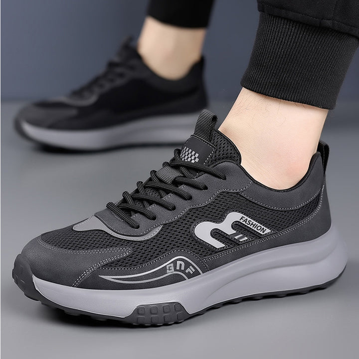 Herren Plateau-Sneaker mit atmungsaktivem Mesh und ergonomischer Dämpfung Drune