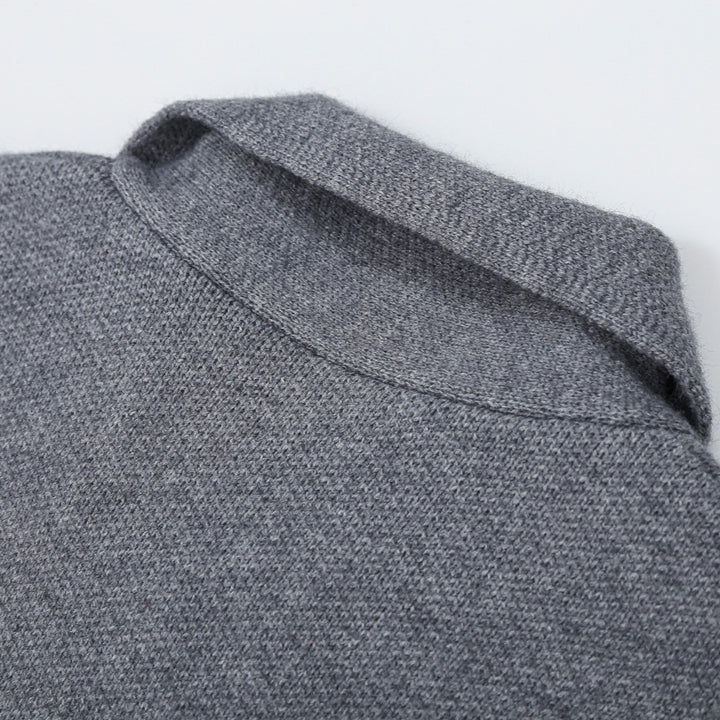 Damen Kurzer Blouson‑Mantel im Cocoon‑Schnitt mit asymmetrischem Schalkragen und Taillengürtel Drune
