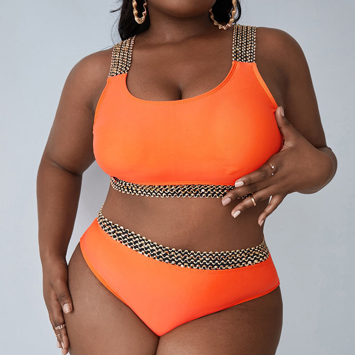 Damen Sportlicher Bikini mit glamourösen Details Drune
