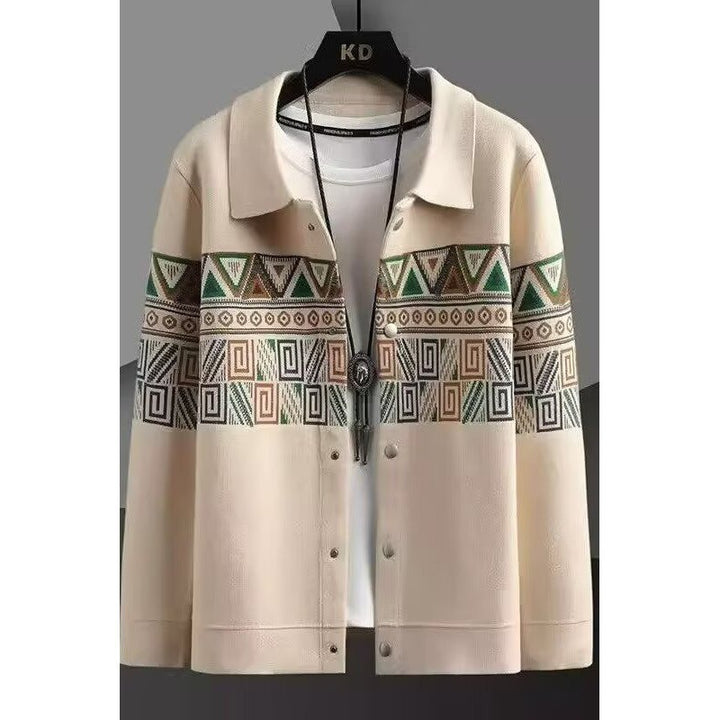 Damen Jacke mit einzigartigem geometrischem Muster Drune
