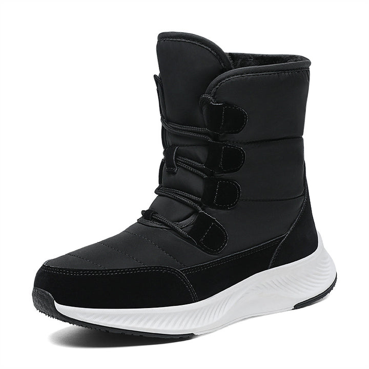 Damen Gefütterte Winterboots mit rutschfester Sohle und schnelltrocknender Oberflächenbeschichtung Drune