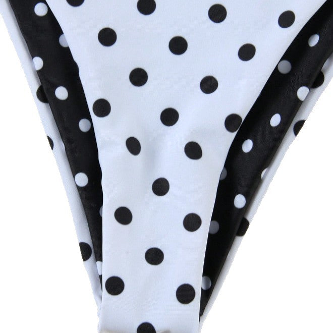 Damen Triangel-Bikini mit elegantem Punkte-Muster Drune